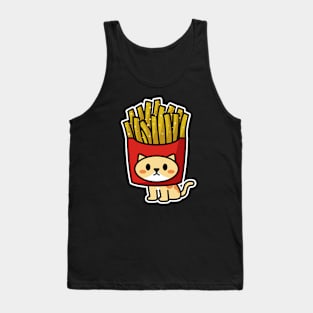 French Fries Cat Tank Top